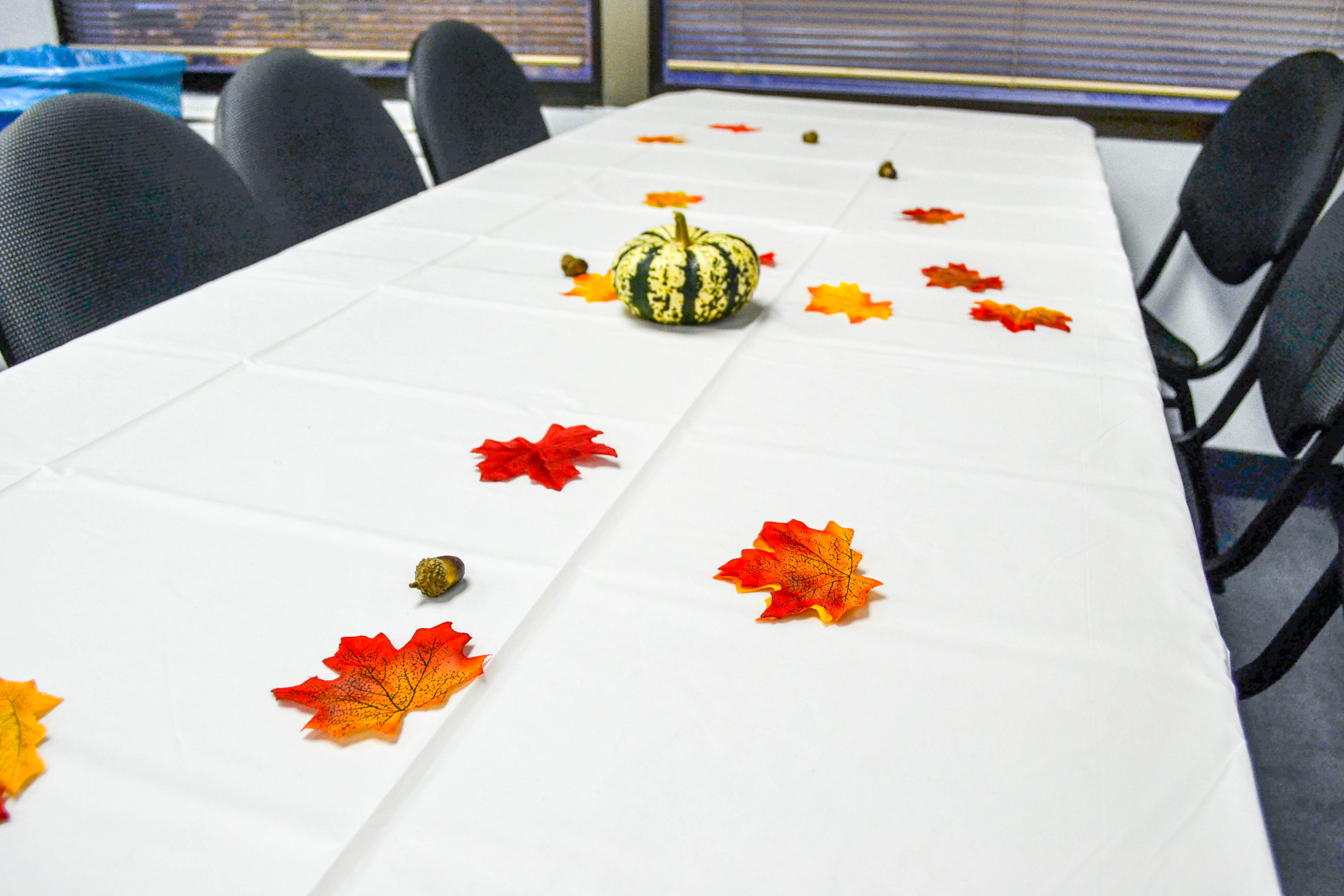 Autumn decorations featured at Diplomatic Language Services for fall