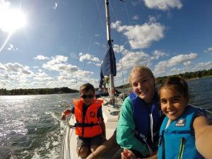 Swedish family boat to Saltsjöbaden