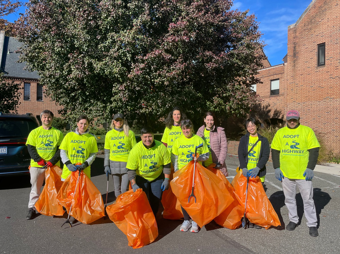 DLS Adopt a Highway Clean Up 2022 - Diplomatic Language Services